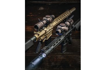 Image of Vortex Razor HD Gen III 1-10x24 mm Rifle Scope, 34 mm Tube, First Focal Plane, Stealth Shadow, Hard Anodized, Red EBR-9 MOA Reticle, MOA Adjustment, RZR-11001