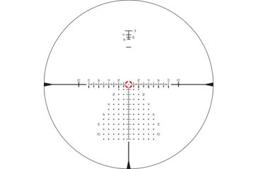 Image of Vortex Razor HD Gen III 1-10x24 mm Rifle Scope, 34 mm Tube, First Focal Plane, Stealth Shadow, Hard Anodized, Red EBR-9 MRAD Reticle, Mil Rad Adjustment, RZR-11002