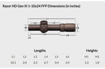 Image of Vortex Razor HD Gen III 1-10x24mm Rifle Scope, 34mm Tube, First Focal Plane, Stealth Shadow, Hard Anodized, Red EBR-9 MRAD Reticle, Mil Rad Adjustment, Gray, RZR-11002