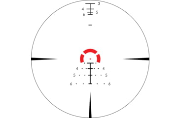 Image of Vortex Strike Eagle 1-10x24mm LPVO 30mm Tube Rifle Scope, First Focal Plane, EBR-8 BDC MOA Reticle, Black, SE-11001