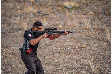 Image of Vortex Strike Eagle 1-6x24 mm Rifle Scope, 30 mm Tube, Second Focal Plane, Black, Matte, Red AR-BDC3 Reticle, MOA Adjustment, SE-1624-2