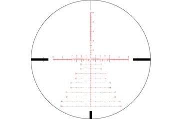 Image of Vortex Strike Eagle 5-25x56 mm Rifle Scope, 34 mm Tube, First Focal Plane, Black, Matte, Red EBR-7C MRAD Reticle, Mil Rad Adjustment, SE-52504