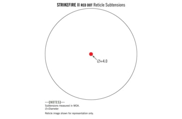 Image of Vortex Strikefire II 1x30mm 4 MOA Red Dot Sight, Hard Anodized Matte, Black, SF-RG-501