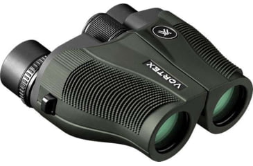 Image of Vortex Vanquish 10x26mm Porro Prism Compact Binoculars, Matte, Green, Compact, VNQ-1026