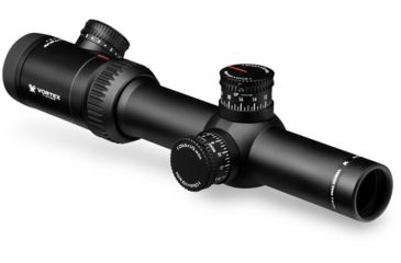 Image of Vortex Viper PST 1-4x24 Rifle Scope, 30mm Tube, Second Focal Plane, TMCQ MOA Reticle, Hard Anodized, Black, PST-14ST-A