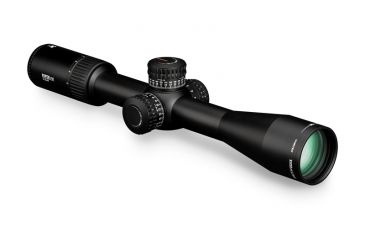 Image of Vortex Viper PST Gen II 3-15x44 mm Rifle Scope, 30 mm Tube, Second Focal Plane, Black, Hard Anodized, Red EBR-4 MOA Reticle, MOA Adjustment, PST-3151