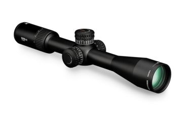 Image of Vortex Viper PST Gen II 3-15x44 mm Rifle Scope, 30 mm Tube, First Focal Plane, Black, Hard Anodized, Red EBR-7C MOA Reticle, MOA Adjustment, PST-3156
