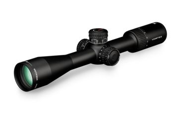 Image of Vortex Viper PST Gen II 3-15x44 mm Rifle Scope, 30 mm Tube, First Focal Plane, Black, Hard Anodized, Red EBR-7C MRAD Reticle, Mil Rad Adjustment, PST-3159