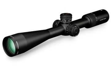 Image of Vortex Viper PST Gen II 5-25x50 mm Rifle Scope, 30 mm Tube, First Focal Plane, Black, Hard Anodized, Red EBR-7C MOA Reticle, MOA Adjustment, PST-5256