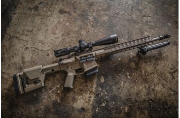 Image of Vortex Viper PST Gen II 5-25x50 mm Rifle Scope, 30 mm Tube, First Focal Plane, Black, Hard Anodized, Red EBR-7C MRAD Reticle, Mil Rad Adjustment, PST-5259