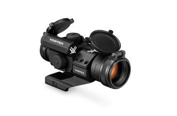 Image of Vortex OPMOD StrikeFire II Red Dot w/Cantilever AR-15 Mount 4MOA Red/Green Dot,Black SF-OP-B