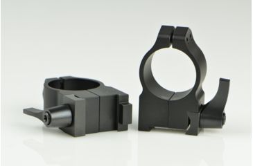 Image of Warne Maxima Steel Rings, 1in, CZ 550 19mm Grooved Receiver, QD, High - Matte 2BLM