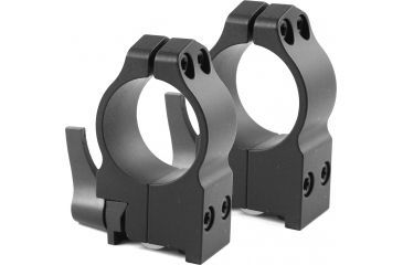 Image of Warne Maxima Steel Rings, 1in, Ruger M77 &amp; Hawkeye Grooved Receiver, QD, High - Matte 2R7LM