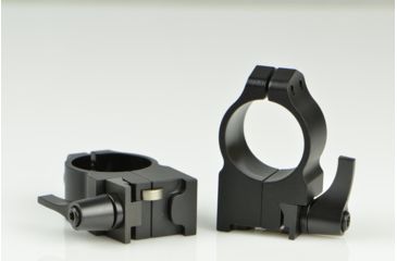 Image of Warne Maxima Steel Rings, 1in, Ruger #1, MINI 14-30 Grooved Receiver, QD, High - Matte 2RLM