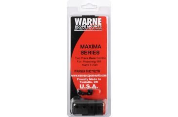 Image of Warne 2-Piece Steel Base Mossberg 464, Matte Black M827-827M