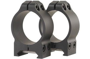Image of Warne Maxima Steel Rings, 30mm, Weaver/Picatinny, PA, Medium - Matte 214M