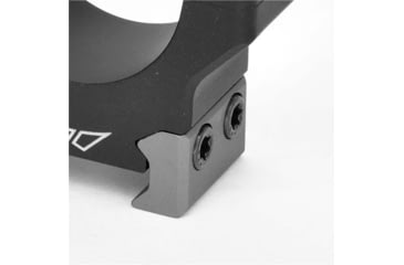 Image of Warne Hyperlite Rings, Matte Black, 1in, Low, 8500M