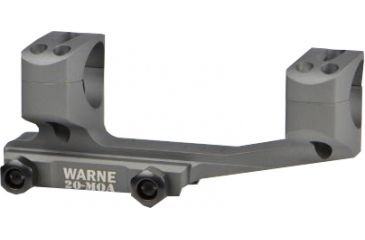 Image of Warne Extended Skeletonized 34mm MSR Mount,20MOA,Tactical Gray LRSKEL34TG