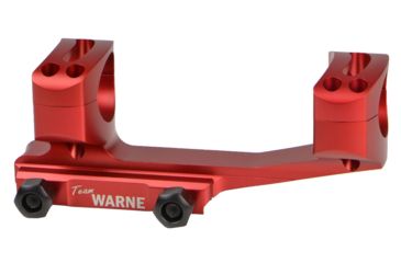 Image of Warne Gen 2 Extended Skeletonized 30mm MSR Mount, Red, XSKEL30R