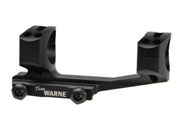 Image of Warne Gen 2 Extended Skeletonized MSR Mount, 1 Inch Tube, Ultra High, Black, XSKEL1TW