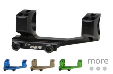 Image of Warne Gen 2 Extended Skeletonized MSR Mount, Black, Blue, Dark Earth, Green, Mil Spec OD Green, Red