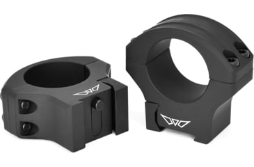 Image of Warne HyperLite Tikka Rifle Ring, Matte Black, 1 Inch Medium, Black, 8501TM