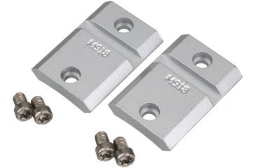 Image of Warne Maxima 2 Pc Steel Base for Browning A-Bolt - Silver M918/918S