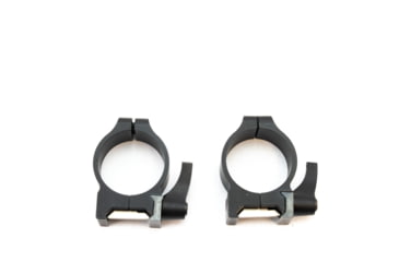 Image of Warne Maxima Steel Rings, 30mm, Weaver/Picatinny, QD, Low - Matte 213LM
