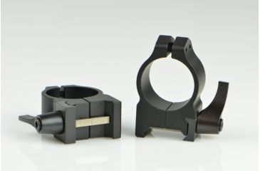 Image of Warne Maxima Steel Rings, 1in, Weaver/Picatinny, QD, Medium - Matte 201LM