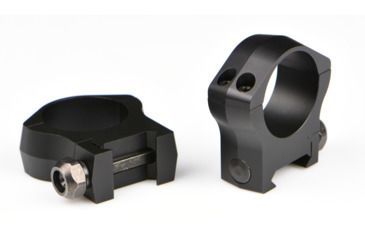 Image of Warne Mountain Tech 40mm Rifle Scope Rings - Low, Black Matte 7250M