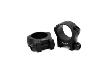 Image of Warne Mountain Tech 40mm Rifle Scope Rings - Low, Black Matte, 7250M