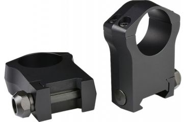 Image of Warne Mountain Tech 7204M, 1 inch, Ultra High Matte Scope Mount Rings, 7204M