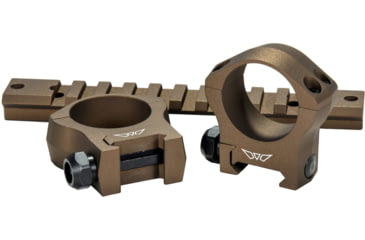 Image of Warne Mountain Tech Scope Mount Rings, 30mm, Medium, Burnt Bronze, 7214BB