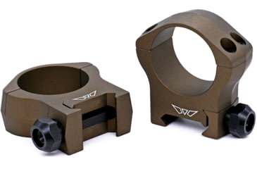 Image of Warne Mountain Tech Scope Mount Rings, 30mm, Medium, Burnt Bronze, 7214BB