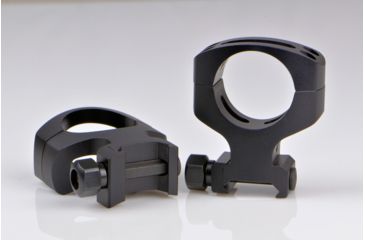 Image of Warne MSR Flat Top Rings, 30mm Tactical Nut, 2 Piece Matte A431M