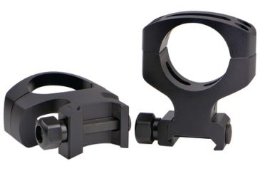 Image of Warne MSR Flat Top Rings, 30mm Tactical Nut, 2 Piece Matte A431M