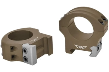 Image of Warne HyperLite Rifle Ring, Dark Earth, 1 Inch Low, 8500DE