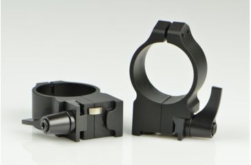 Image of Warne Maxima Steel Rings, 30mm, Ruger M77 &amp; Hawkeye Grooved Receiver, QD, High - Matte 15R7LM