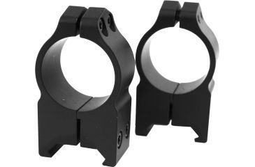 Image of Warne Maxima Steel Rings, 1in, Weaver/Picatinny, PA, High - Matte 202M