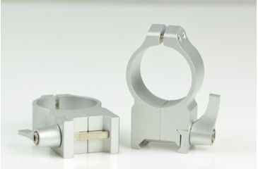Image of Warne X-High Quick Detach Rings w/Silver Finish 216LS