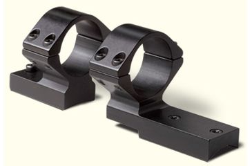 Image of Weatherby Vanguard Mount with Rings, Low, 1 in, Black WBTSVFML1