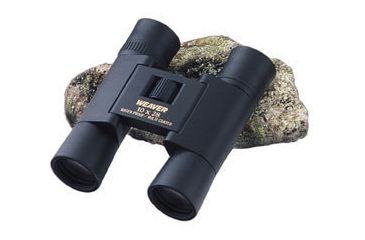 Image of Weaver Compact 8 x 24mm Classic Matte Black Rubber Roof-Prism Binoculars 849433