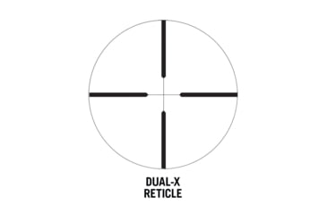 Image of Weaver Classic Series Handgun Scope - 2-6x32mm SFP Dual-X 1in LER, W802632