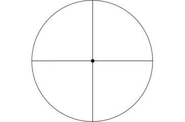 Image of Weaver Fine Crosshair w/ 1/8 MOA Dot Reticle
