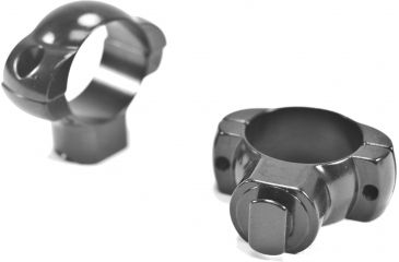 Image of Weaver Steel Dovetail Rings, 1in, High, Black - 49204