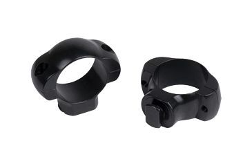 Image of Weaver Steel Dovetail Rings, 1in, High, Matte - 49205