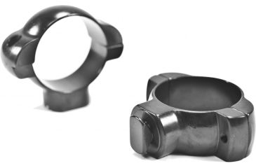 Image of Weaver Steel Dovetail Rings, 30mm, Medium, Black - 49226