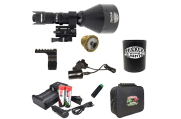 Image of Wicked Hunting Lights W404iC 850nm Infrared Night Hunting Light Kit, Black, W2079
