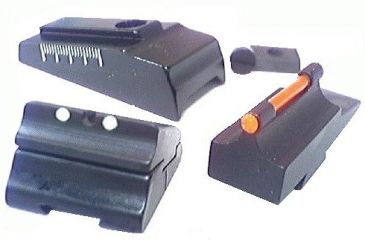 Image of Williams Gun Sight Muzzleloader Fire Sight Set, Thompson/Center with Octagon Barrel, Green/Red, 66654