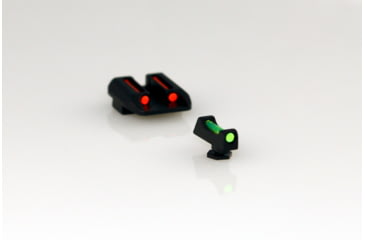 Image of Williams Gun Sight Self Defense Pistol Sights, Glock 42 &amp; 43, Green/Red, 71033
